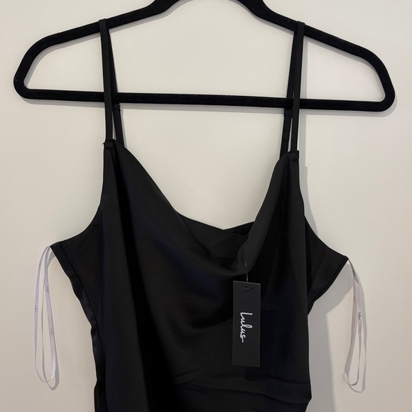 Lulus Hollywood Woman Satin Midi Dress - Picture 5 of 9